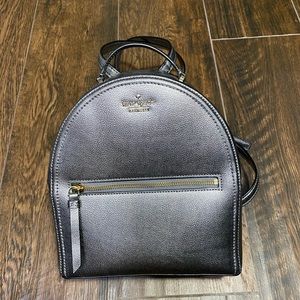 ♠️ Kate Spade Sammi Leather Backpack- pewter